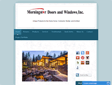 Tablet Screenshot of morningstardoorsandwindows.com
